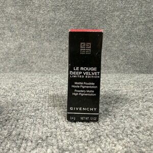 Givency Le Rouge 37 Deep‎ Velvet Powdery Matte Lipstick High Pigmentation .12 Oz